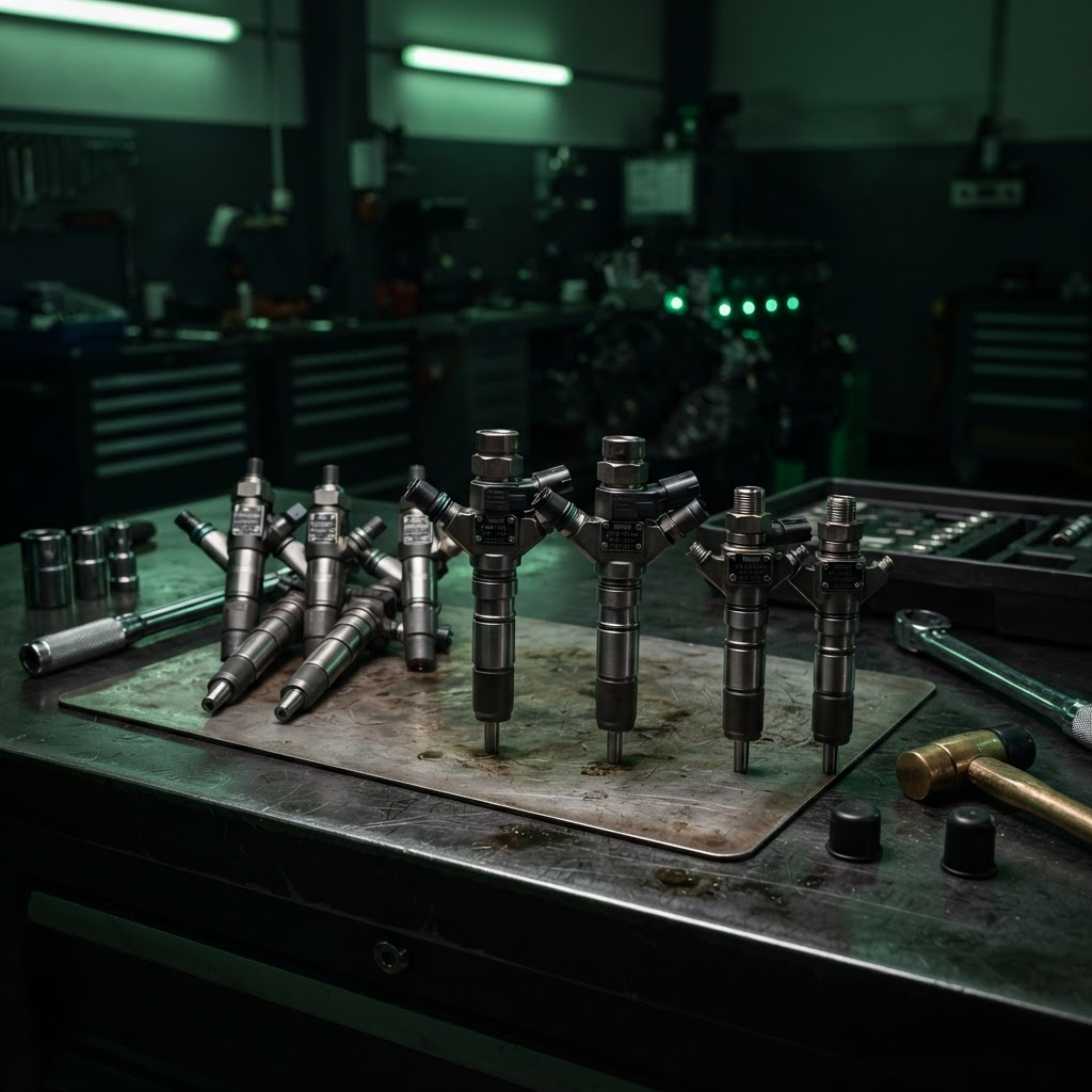 Regeneration of Setra and EvoBus injectors – Mercedes OM457, OM470, OM471 engines