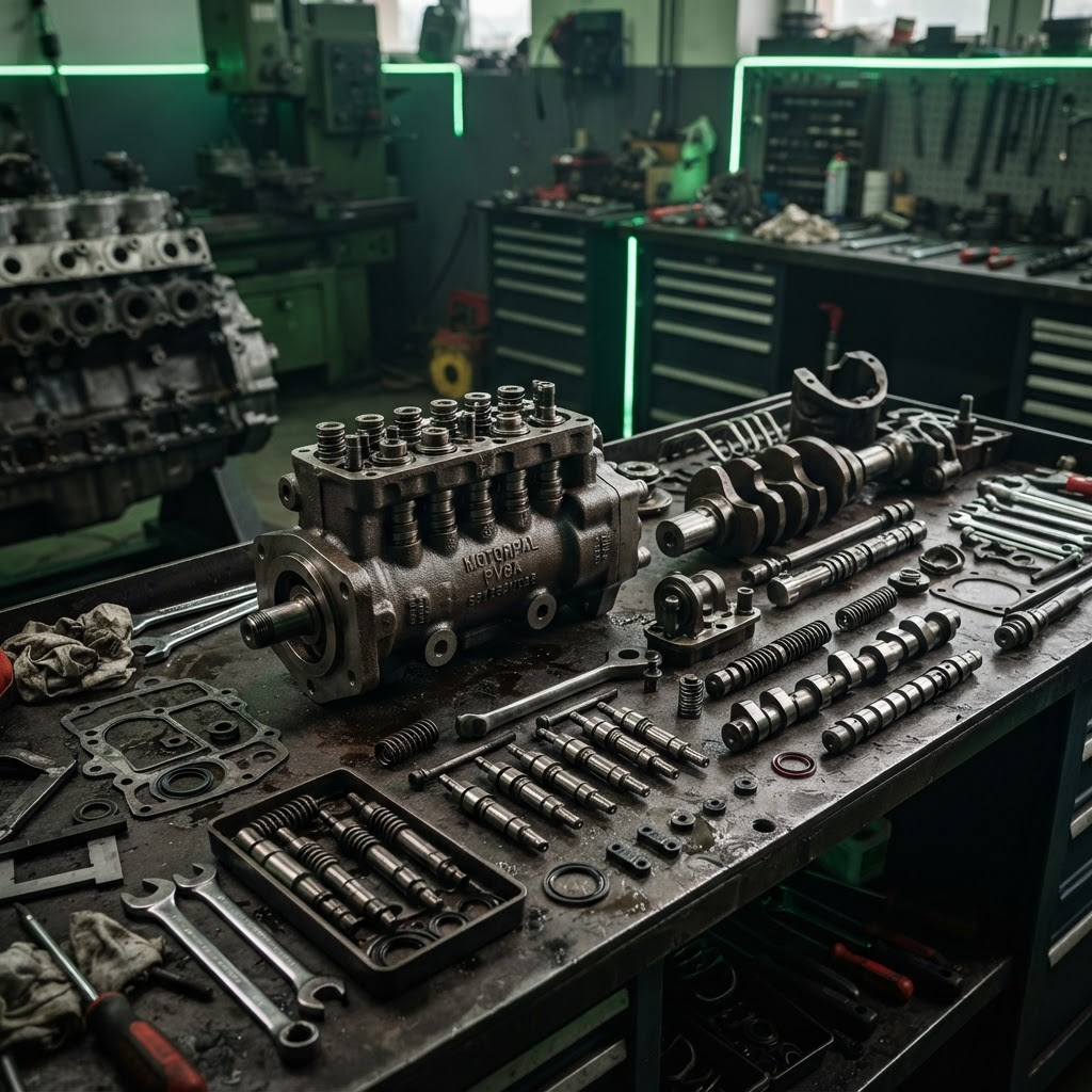 Regeneration of the Tatra 815, Force and Phoenix injection pump - Motorpal PV8A, Paccar MX-13