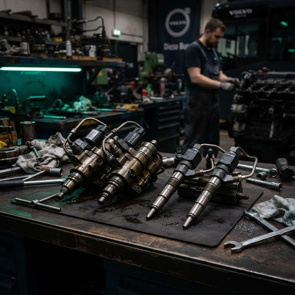 Regeneration of Volvo injectors – B7R, B9TL, B12B buses and 9700, 9900 coaches